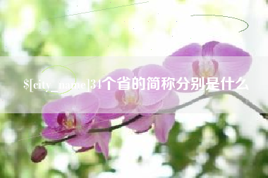 塔城34个省的简称分别是什么