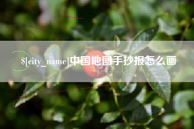 塔城中国地图手抄报怎么画