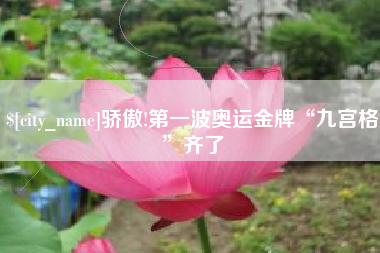 塔城骄傲!第一波奥运金牌“九宫格”齐了