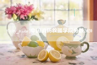 塔城中国消防救援学院分数2020