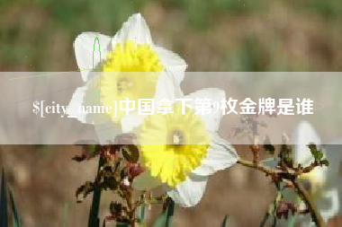 塔城中国拿下第9枚金牌是谁