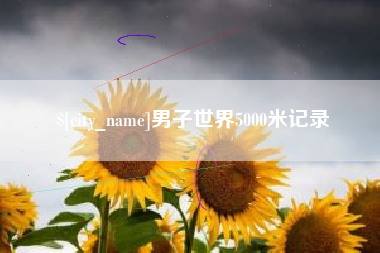 塔城男子世界5000米记录