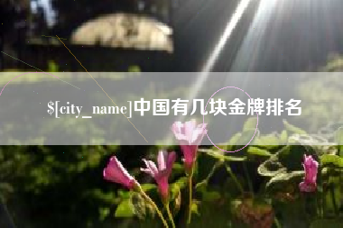 塔城中国有几块金牌排名