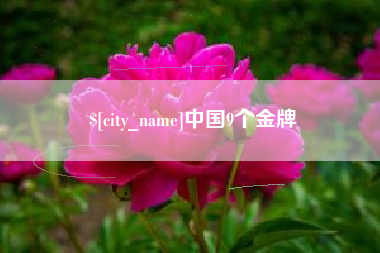 塔城中国9个金牌