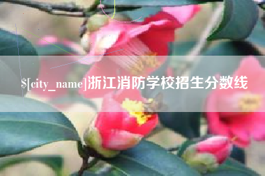 塔城浙江消防学校招生分数线