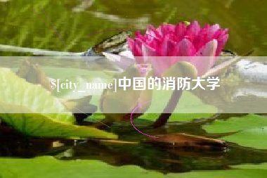 塔城中国的消防大学