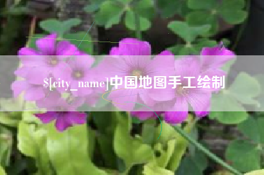 塔城中国地图手工绘制