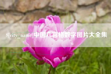塔城中国九宫格数字图片大全集