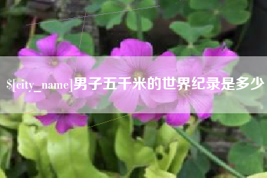 塔城男子五千米的世界纪录是多少