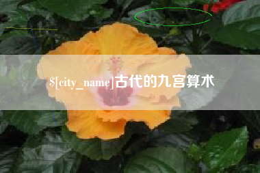 塔城古代的九宫算术