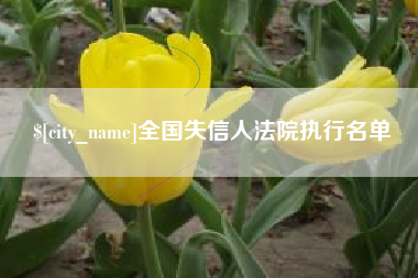 塔城全国失信人法院执行名单