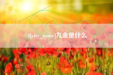 塔城九金是什么