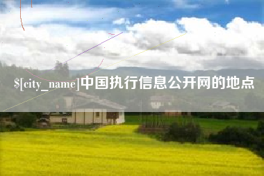 塔城中国执行信息公开网的地点