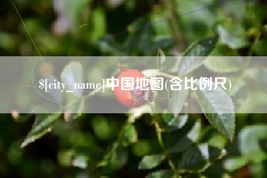 塔城中国地图(含比例尺)