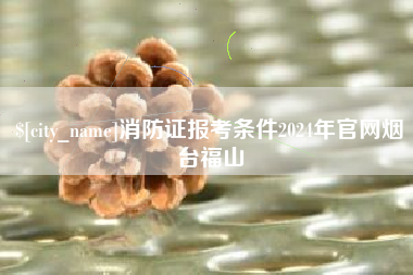 塔城消防证报考条件2024年官网烟台福山
